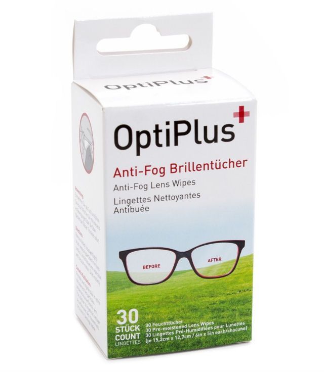 OptiPlus Nawilżane Anti-Fog 30szt