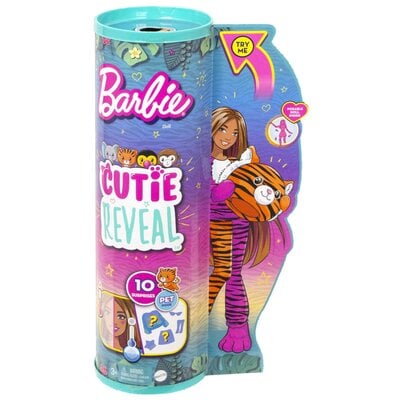 Lalka Barbie Cutie Reveal Tygrys Dżungla HKP99