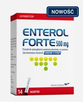 Enterol forte 500 mg x 14 sasz