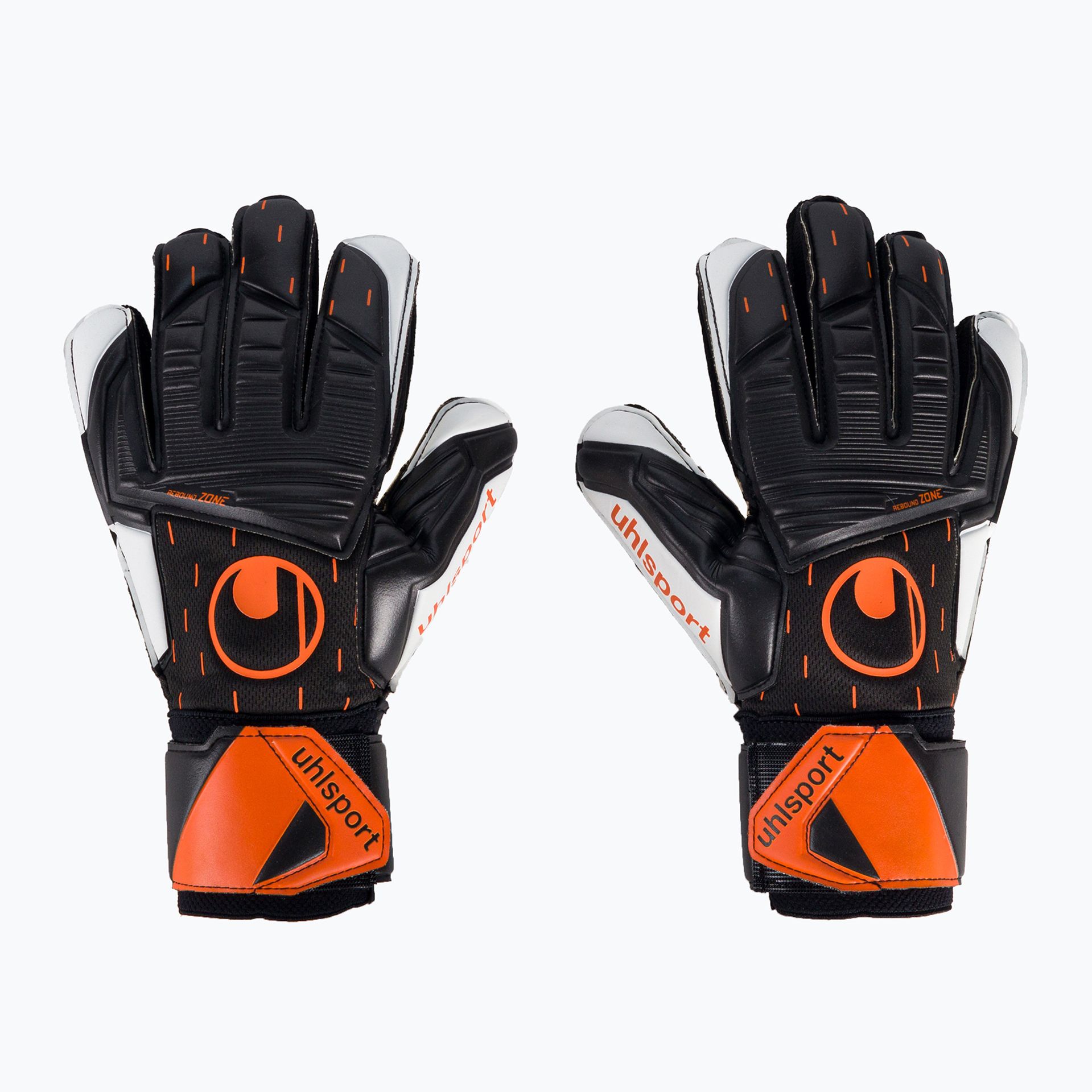 Rękawice bramkarskie uhlsport Speed Contact Supersoft czarno-białe 101126601 9