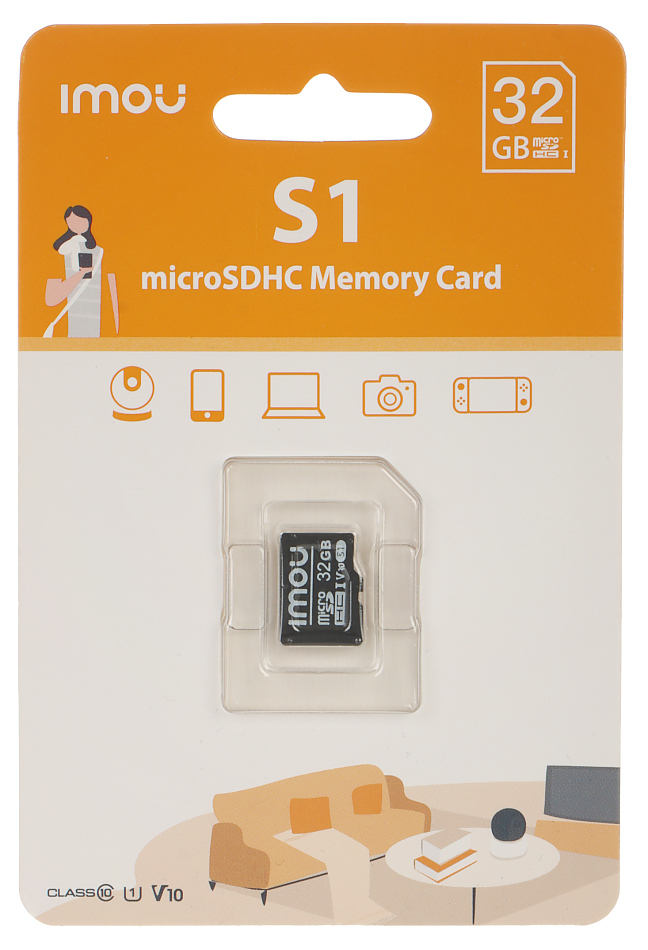 KARTA PAMIĘCI ST2-32-S1 microSD UHS-I, SDHC 32GB IMOU