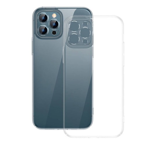 Baseus Zestaw ochronny Crystal przeźroczyste etui i szkło hartowane do iPhone 12 Pro (ultra cienkie)