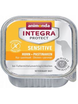 Animonda Integra Protect Sensitive smak kurczak z pasternakiem tacka 150g