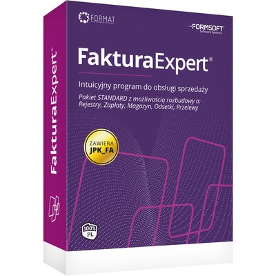 Program FORMSOFT Faktura JPK Expert Standard