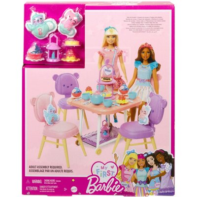 Zestaw akcesoriów Barbie Moja pierwsza Barbie Podwieczorek HMM65