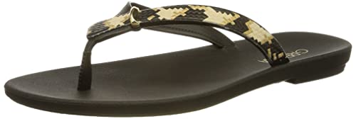 Grendha Damskie japonki UBA Tresse Rast, czarny - 41.5 EU Schmal