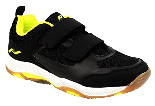 PRO TOUCH Indoor-buty buntownicze Iv VLC mieszane chodzenie, czarne/żółte jasne/G, 32 EU, Czarny żółty jasnoszary G