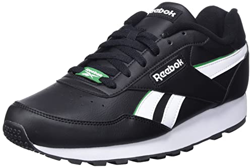 Reebok Męskie trampki Rewind Run Sneaker czarny/biały/srebrny met, 4 UK