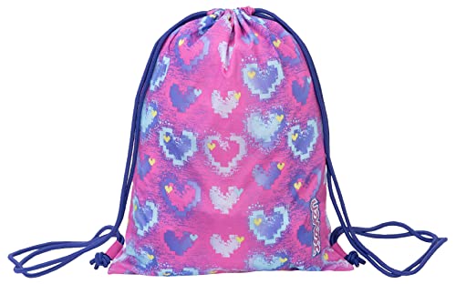 Seven BRIGHTHEART Plecak Sakky Bag z zapięciem na sznurek o dużej pojemności, wielokolorowy, Taglia unica, klasyczny, Kolor: wielokolorow, Taille unique, Klasyczny