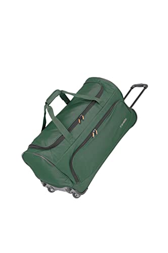 Travelite Basics Fresh torba podróżna na kółkach, 71 cm, ciemnozielony, 71 cm, torba podróżna na kółkach
