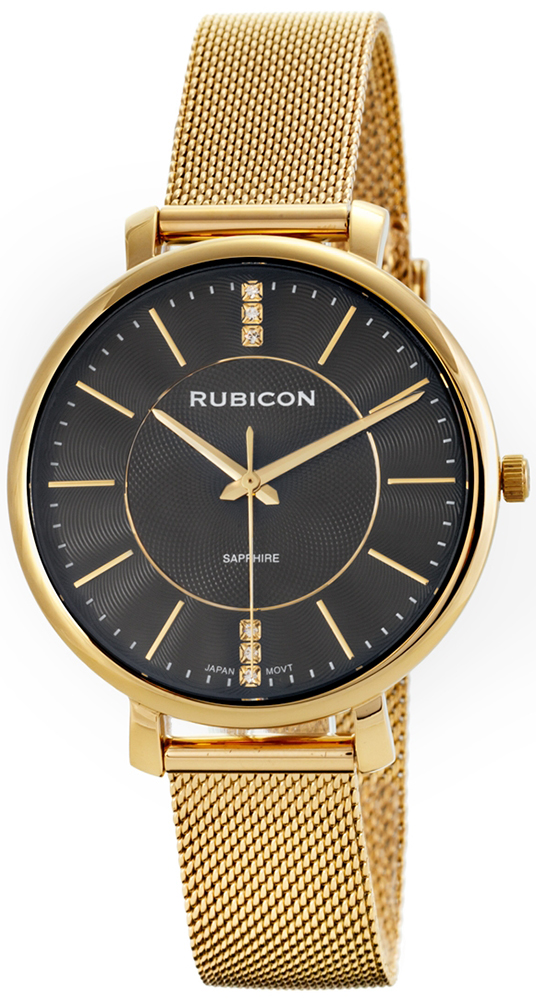 Zegarek Rubicon RBN147 RNBE51 złoty czarny