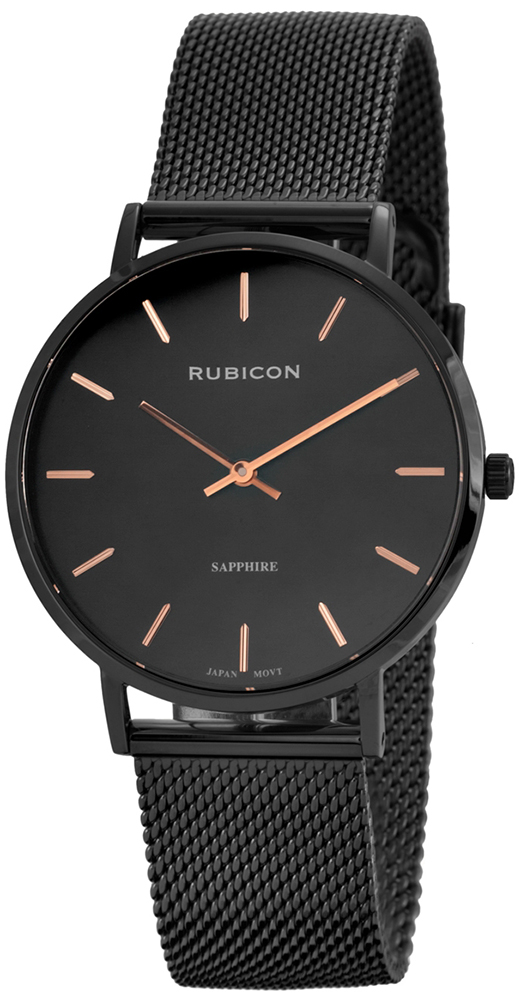 Zegarek Rubicon RBN153 RNBD76 czarny
