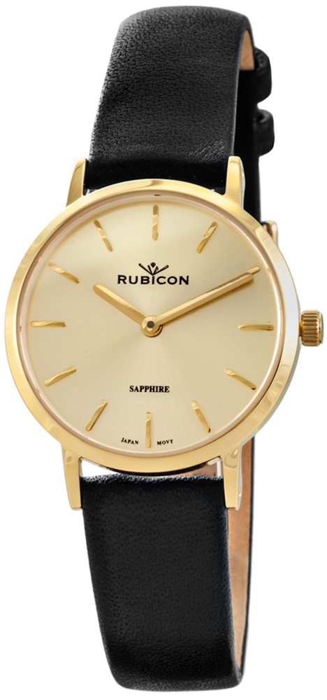 Zegarek Rubicon RBN157 RNAD89 złoty