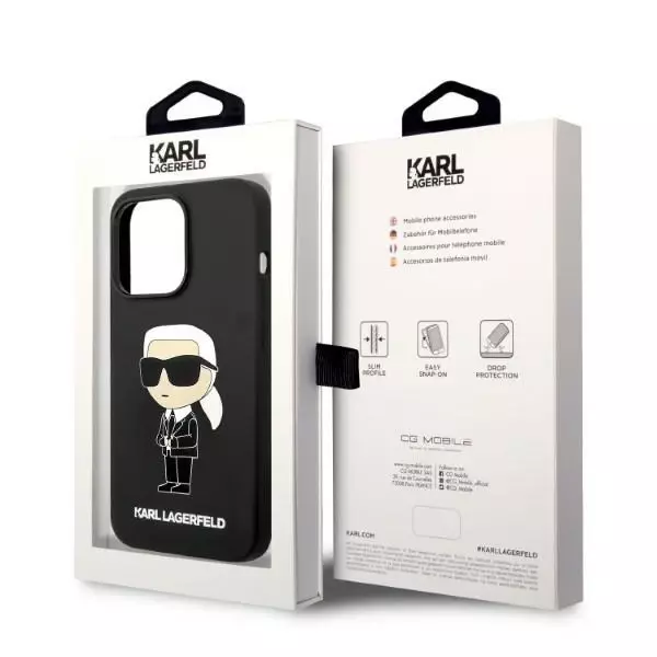 Karl Lagerfeld Etui KLHMP14XSNIKBCK do iPhone 14 Pro Max 6,7