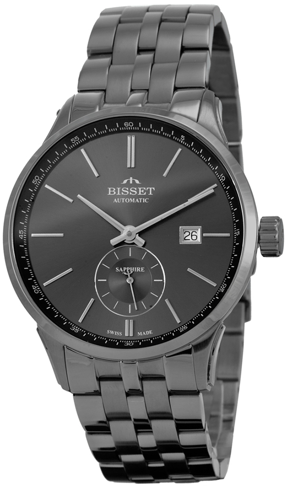 Zegarek Bisset BIS163 BSMF59 grafitowy -