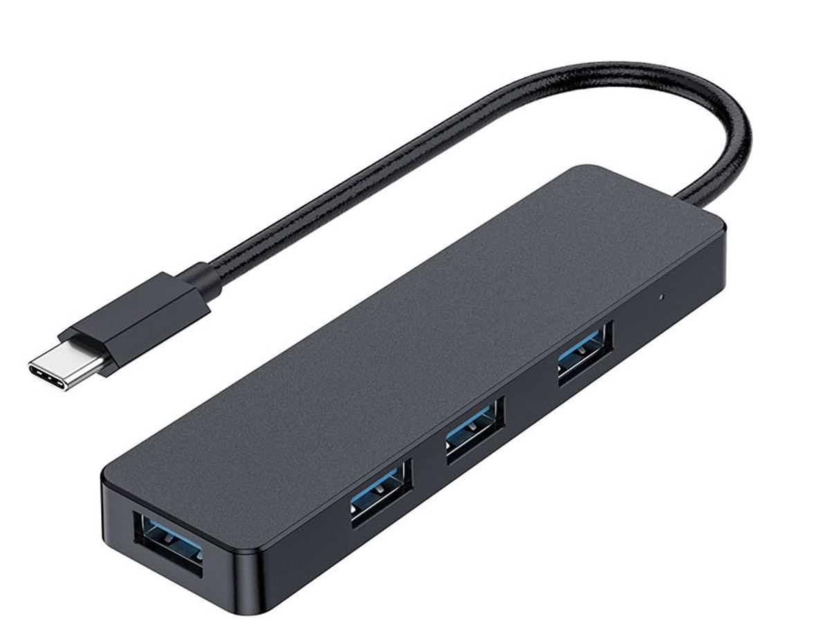 GEMBIRD Hub USB 3.1 Gen 1 4-Porty czarny