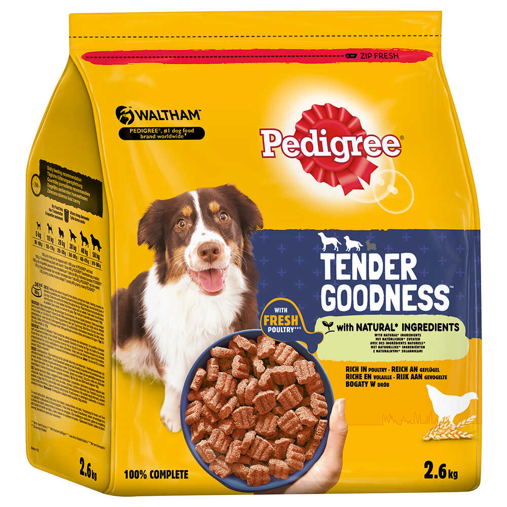 Pedigree Tender Goodness, drób - 2,6 kg