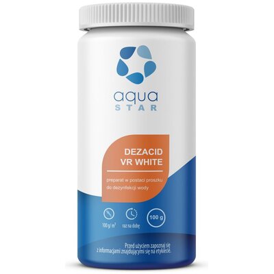Środek do basenu AQUASTAR Dezacid VR White 0.1 kg