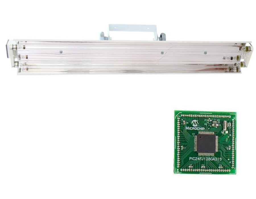 NBV-2x30NL lampa bakteriobójcza bezpośredniego działania 2x30W ścienna z licznikiem