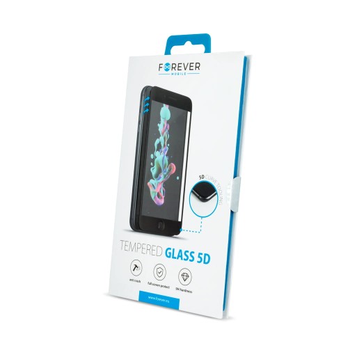 Forever Szkło hartowane 5D do Samsung A52 czarna ramka