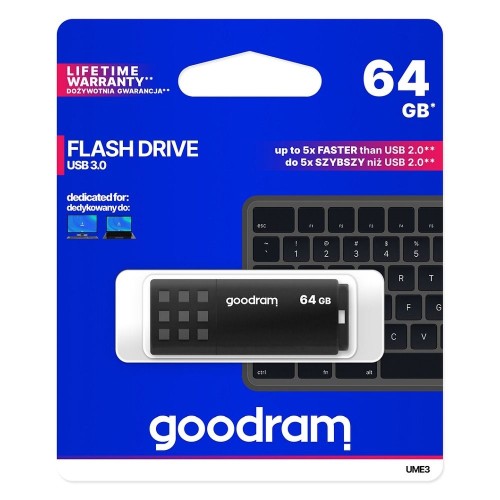GOODRAM Pendrive 64GB Goodram czarny USB 3.0