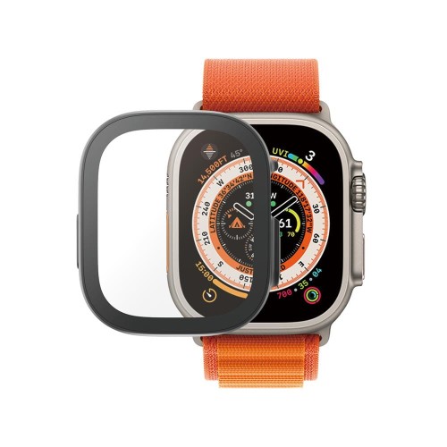 PanzerGlass Full Body szkło hartowane + etui do Apple Watch Ultra (49mm) czarna ramka