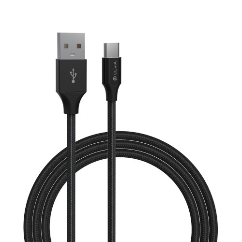 Devia Kabel Gracious USB - USB-C 2,0 m 2,1A czarny