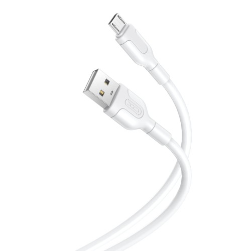 XO Kabel NB212 USB - microUSB 1,0 m 2,1A biały