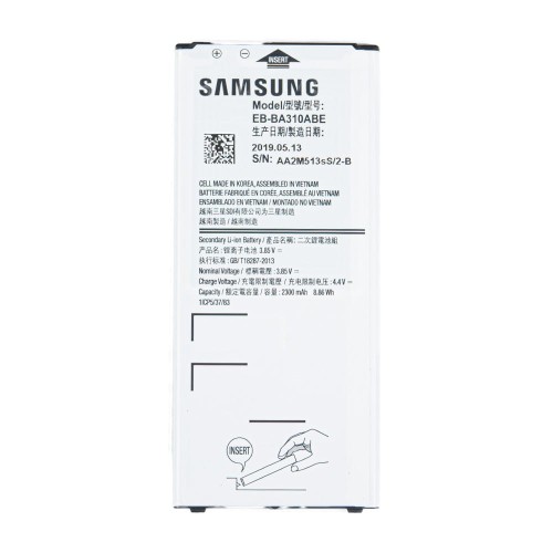 Samsung Bateria Galaxy A3 2016 A310 EB-BA310ABE GH43-04562A GH43-04562B 2300mAh oryginał