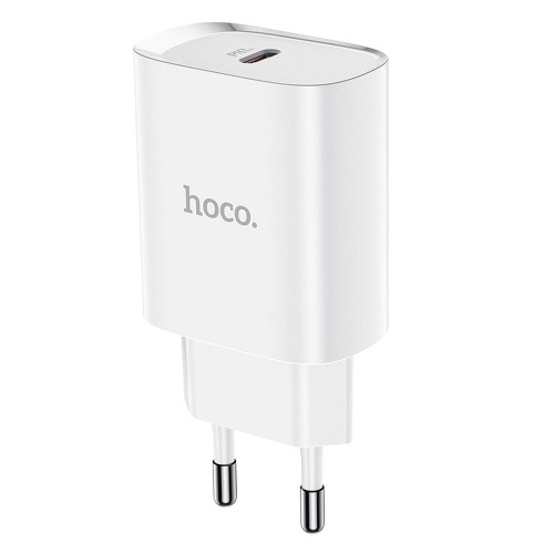 Hoco Ładowarka sieciowa Usb-C Pd20w Fast Charge Smart Charging N14 Biała