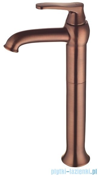 Omnires Art Deco bateria umywalkowa wysoka miedź antyczna AD5112ORB
