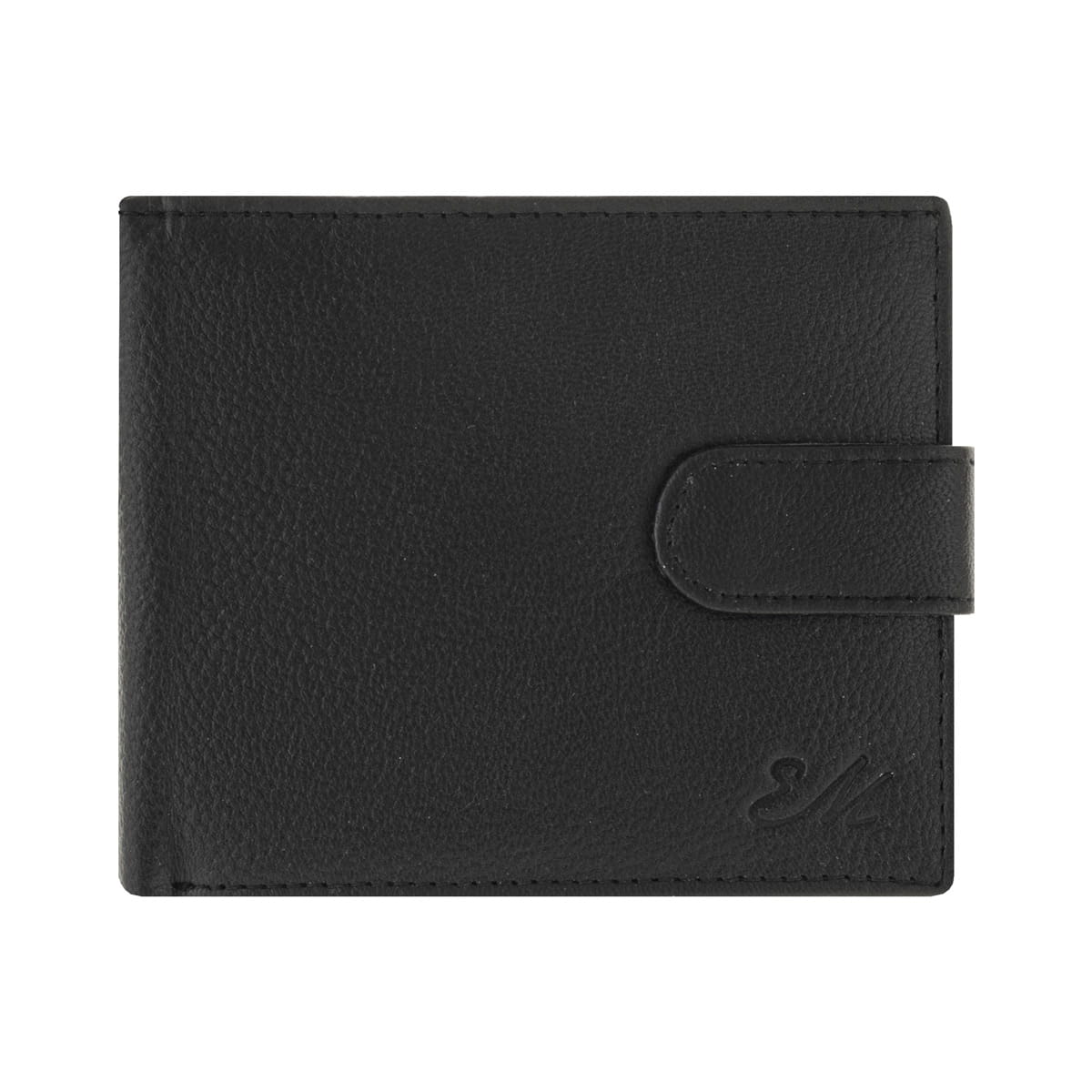 Portfel skórzany w kolorze czarnym EM 33 - EM Men's Accessories