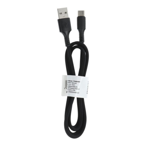 Zdjęcia - Kabel  USB Partner Tele.com  USB - Typ C 2.0 C279 1 metr czarny