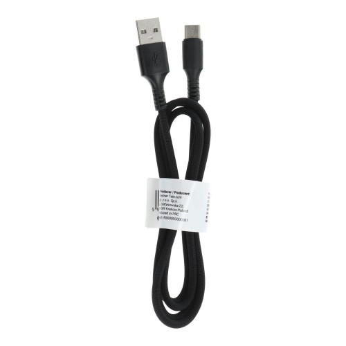 Фото - Кабель Kabel USB Partner Tele.com Kabel USB - Typ C 2.0 C279 1 metr czarny