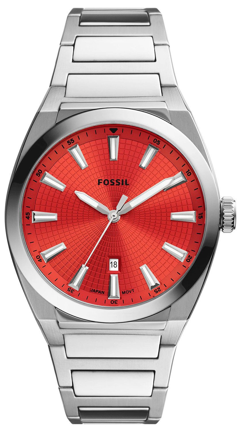 Zdjęcia - Zegarek FOSSIL   FS5984 EVERETT Stainless Steel 42mm - Natychmiastowa WYSYŁK 