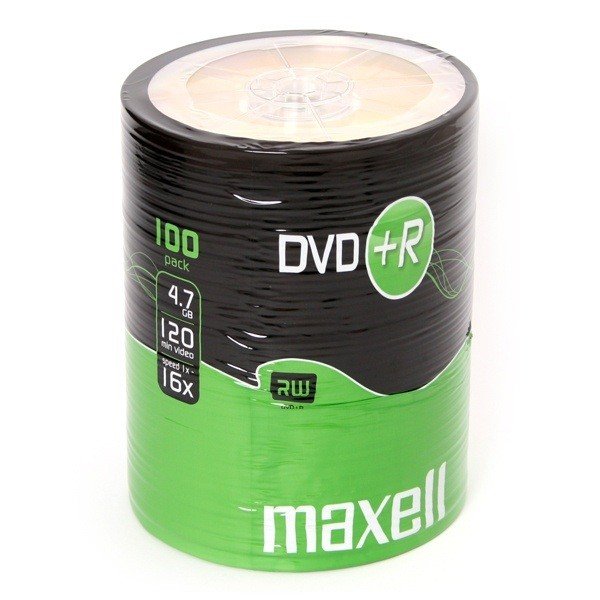 Maxell płyta DVD+R 4,7 16x 100 275737.40