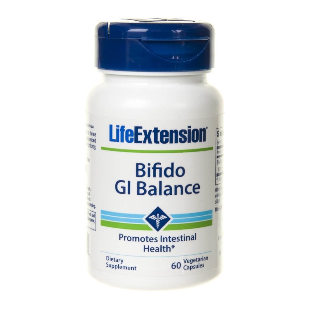 Life Extension, Suplement diety Bifido GI Balance, 60 kapsułek