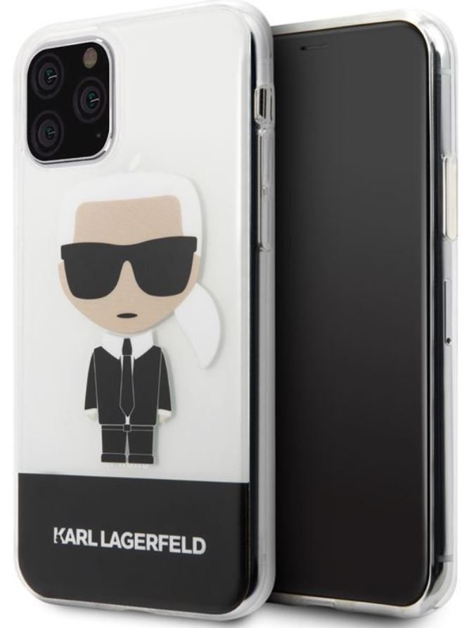 Karl Lagerfeld Iconic Karl - Etui iPhone 11 Pro (przezroczysty)