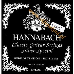 Hannabach 652551 Klassikgitarrensaiten Serie 815 F.V.T.S Medium/High Tension Silver Special - FMT Satz 652551