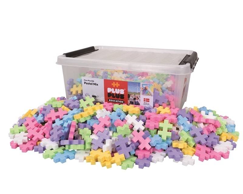 Plus Plus Plus-Plus, Midi Pastel - 400 szt - Edukacja mokopico-1598-0