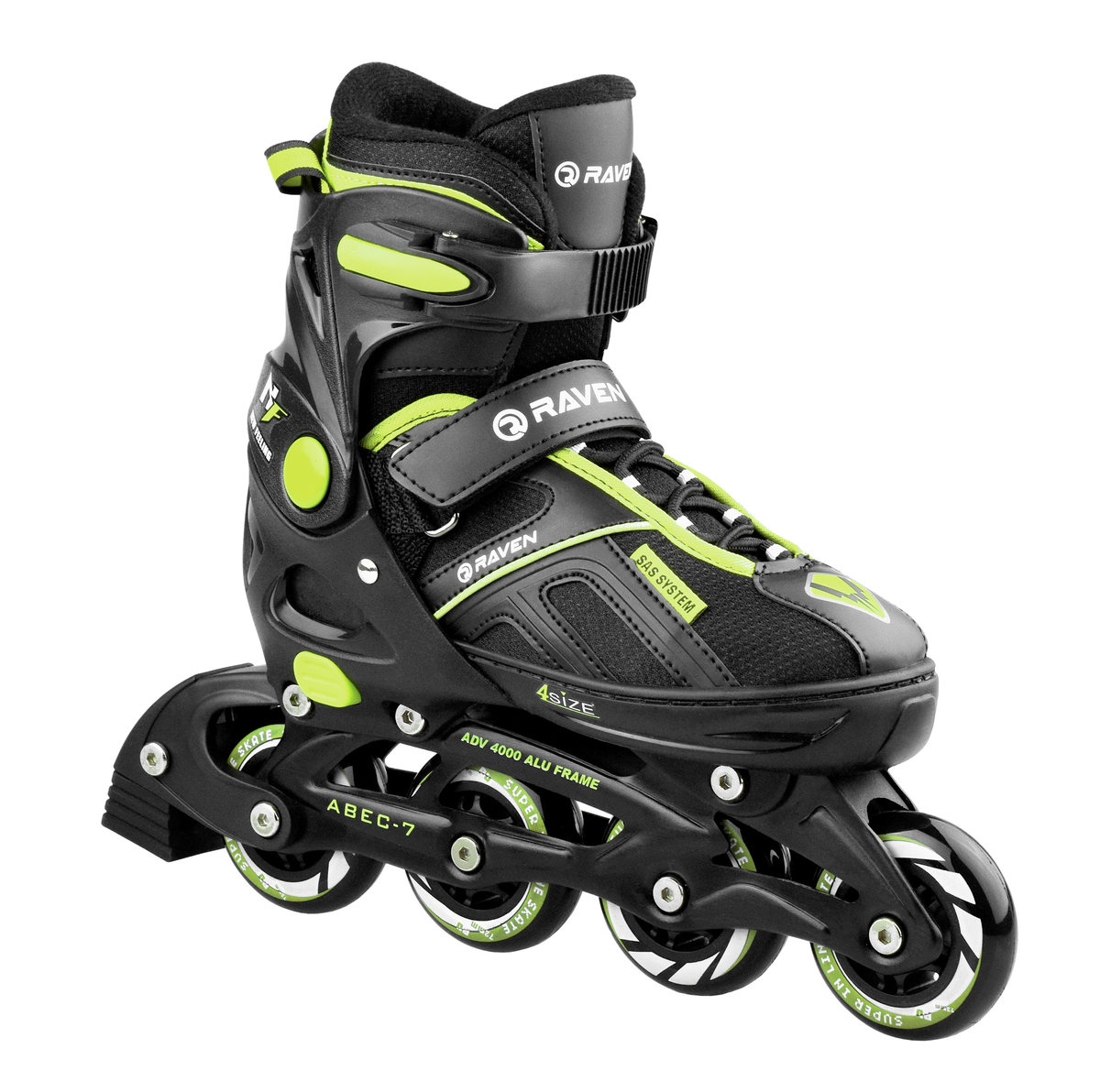 Rolki Regulowane Raven Pulse Black/Lemon 37-40