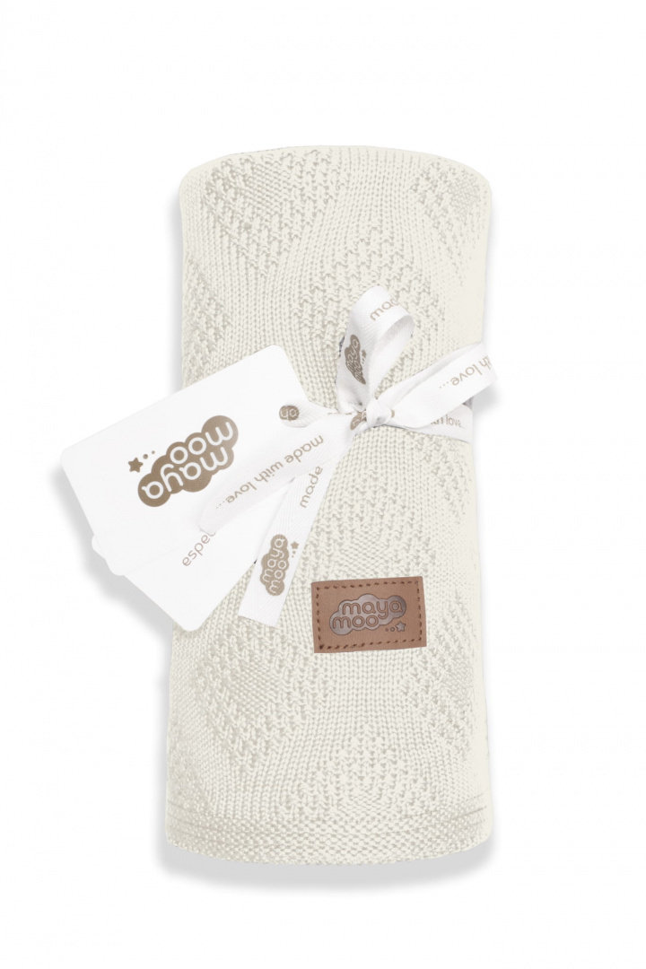 DETEXPOL TOMASZ WŁODARCZYK Kocyk Dzieciecy 80 x 100 Bambusowy Maya Moo 04-01 1226162