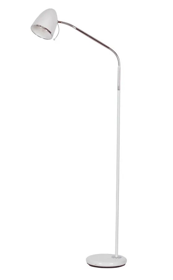 Biała designerska lampa podłogowa - S883-Mozino