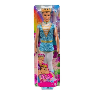 Lalka Barbie Dreamtopia Królewski Ken Brunet HLC22