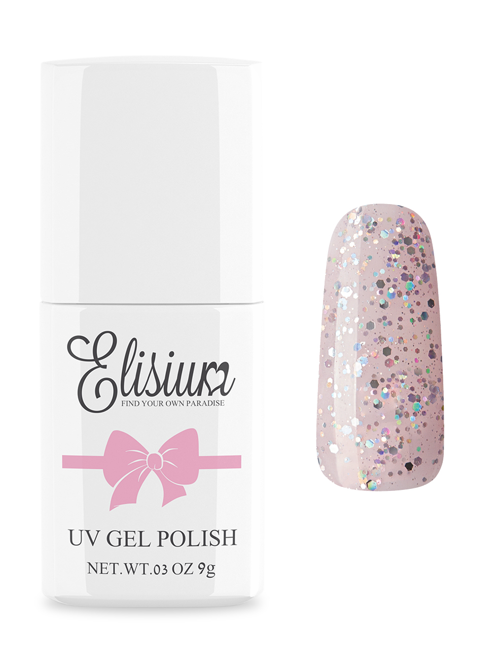 elisium ELISIUM LAKIER HYBRYDOWY 8ML NR 076 AWESOME PINK