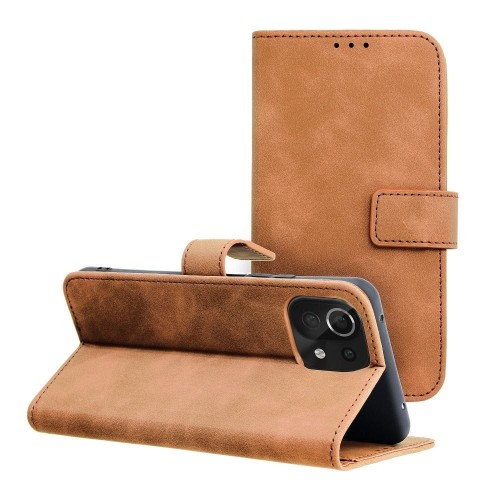 OEM Kabura Tender Book Do Xiaomi Mi 11 Lite 5g / Mi 11 Lite Lte ( 4g ) / Mi 11 Lite Ne Brązowy