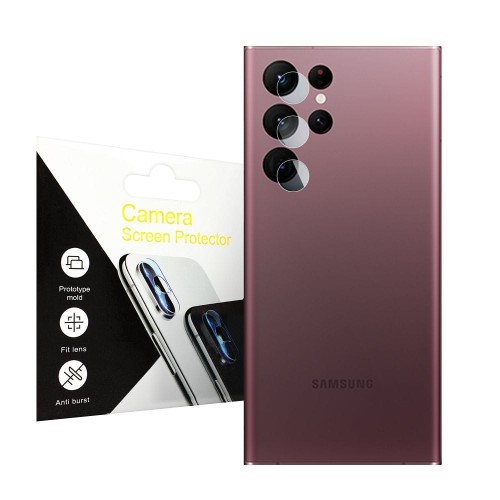 Фото - Інше для мобільних Szko hartowane Tempered Glass Camera Cover - do Samsung S22 Ultra