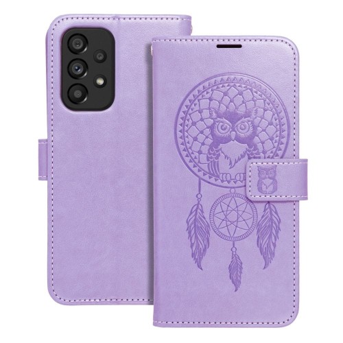 OEM Kabura Mezzo Book Do Samsung A12 Łapacz Snów Fioletowy