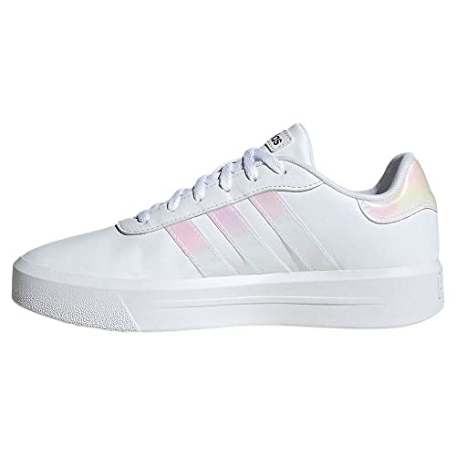 adidas Court Platform, Trampki damskie, Ftwr White/Ftwr White/Core Black, 36 2/3 EU, Ftwr White Ftwr White Core Black, 36.5 EU