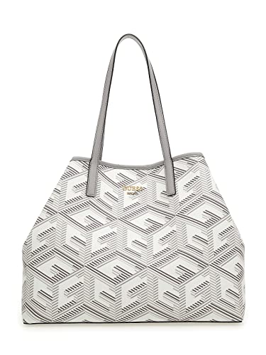 Guess Damska torba Vikky Large Tote Bag, rozmiar uniwersalny, Logo z kamieniem, jeden rozmiar
